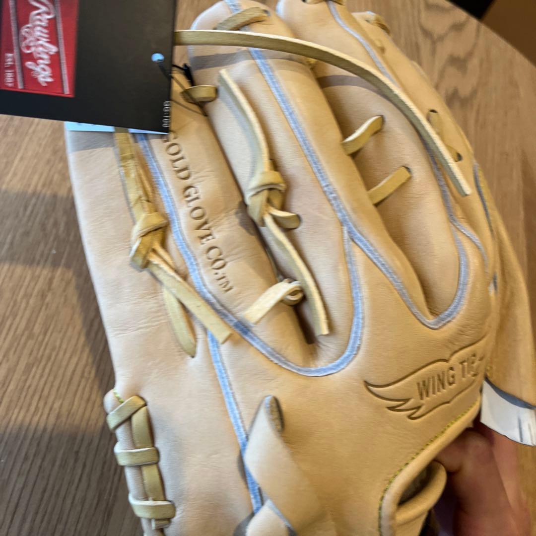 新品 値下げ中 ローリングス 硬式投手用 Aキャメル