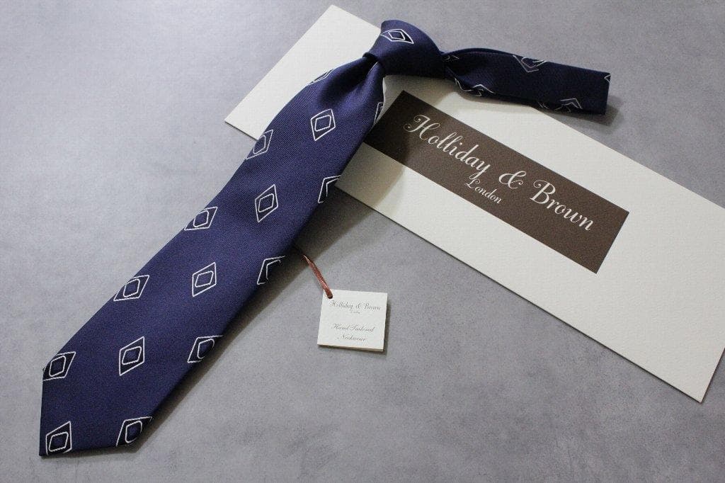 HOLLIDAY&BROWN★新品2.3万円ホリディ＆ブラウン 幾何柄ネクタイ①
