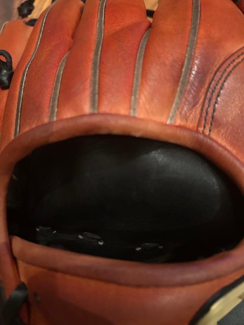 SSK proedge 硬式グローブ オレンジ 収納袋付き