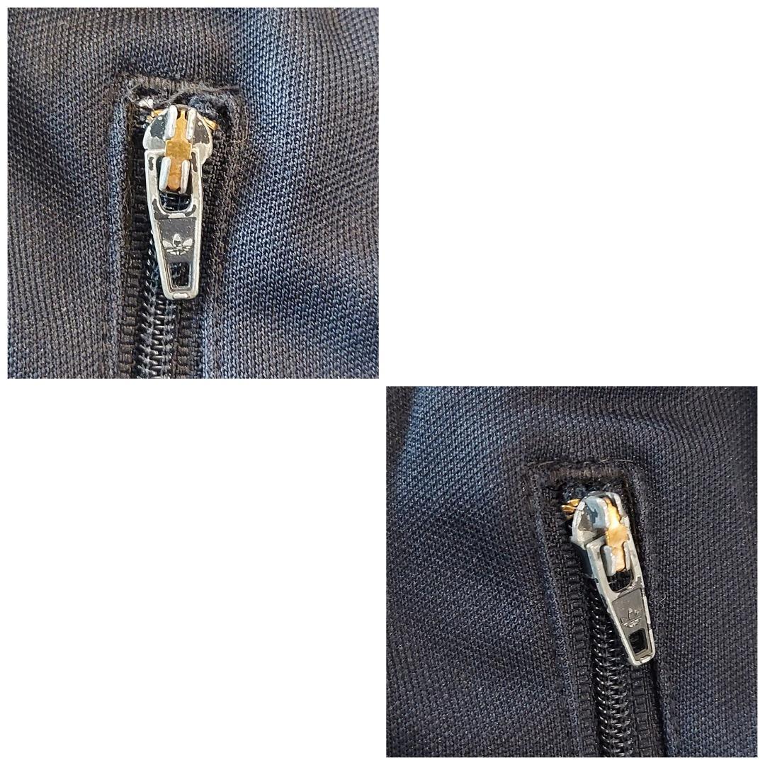 adidas アディダス トラックパンツ 古着 刺繍 2XL 紺 白 16487