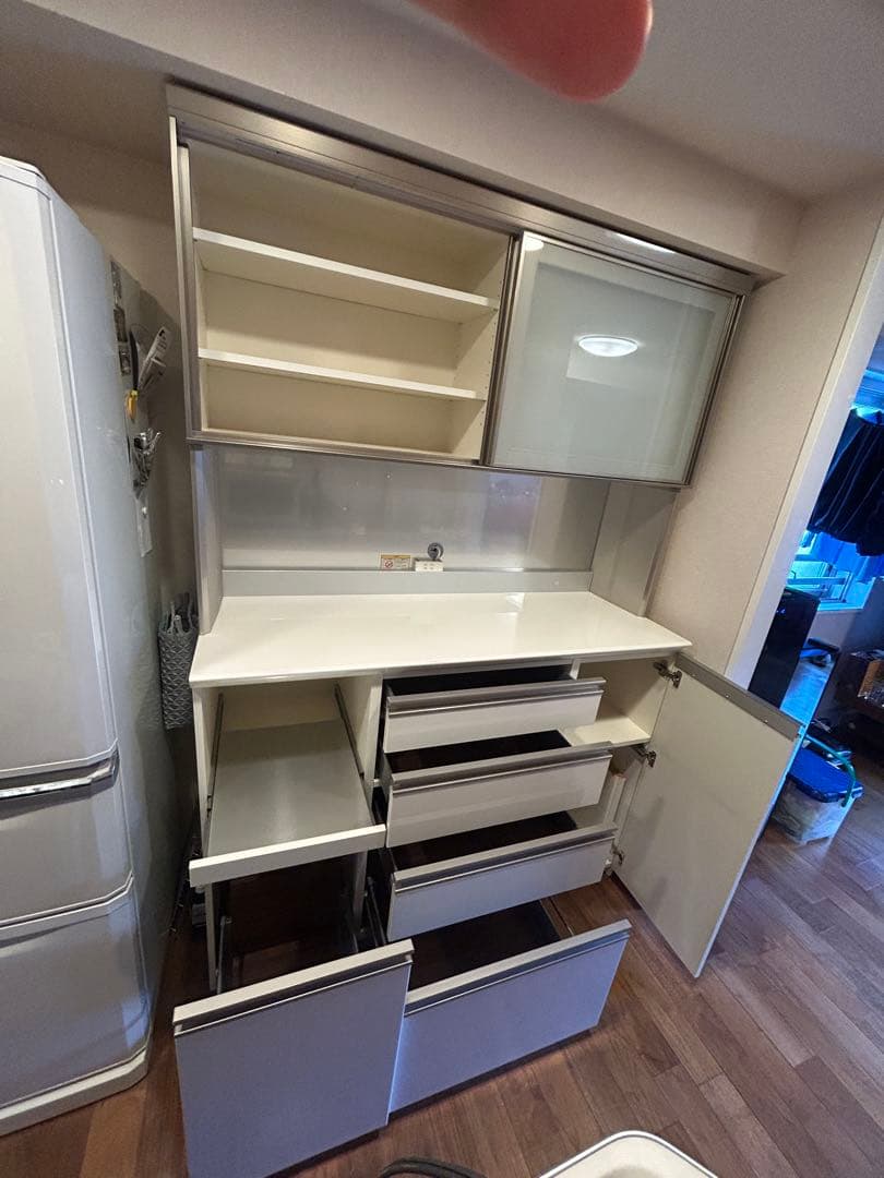 パモウナ 食器棚・キッチンカウンター・キッチンボード★幅140