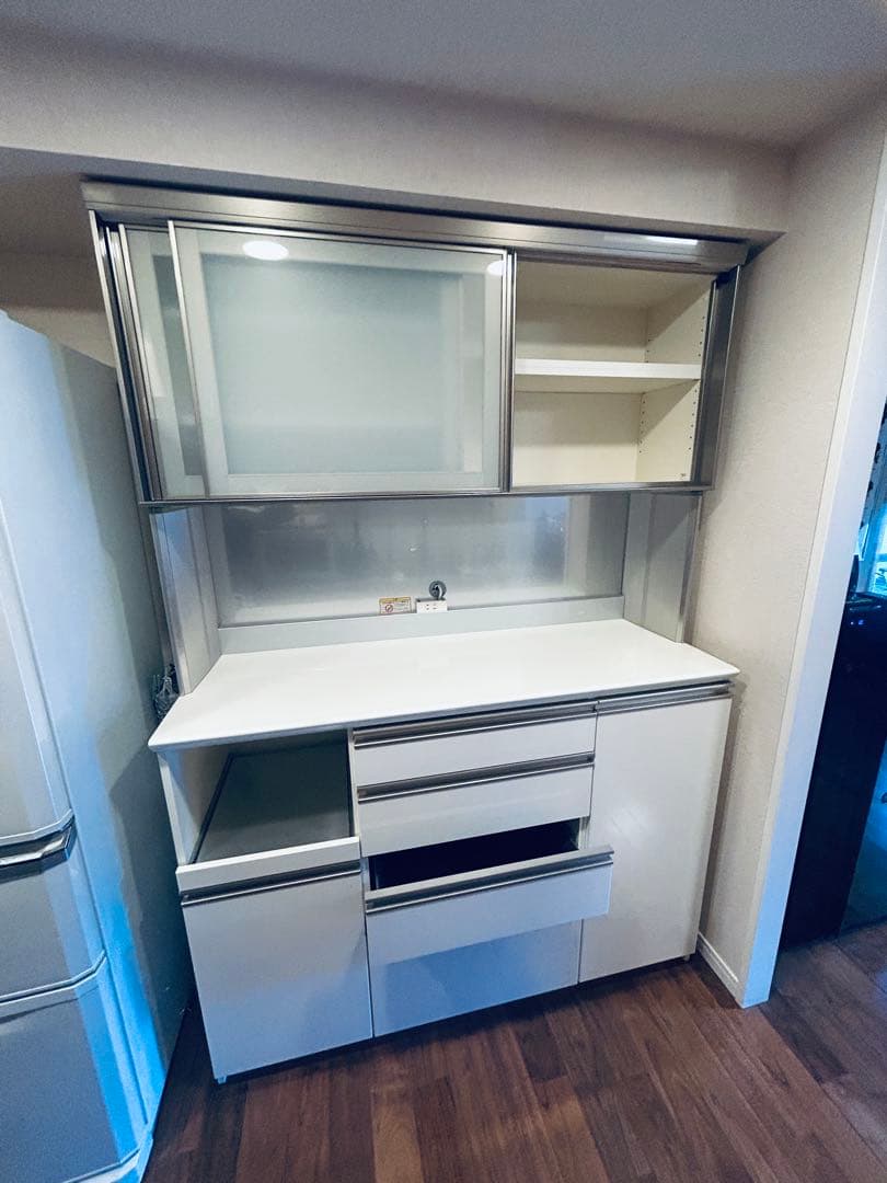 パモウナ 食器棚・キッチンカウンター・キッチンボード★幅140