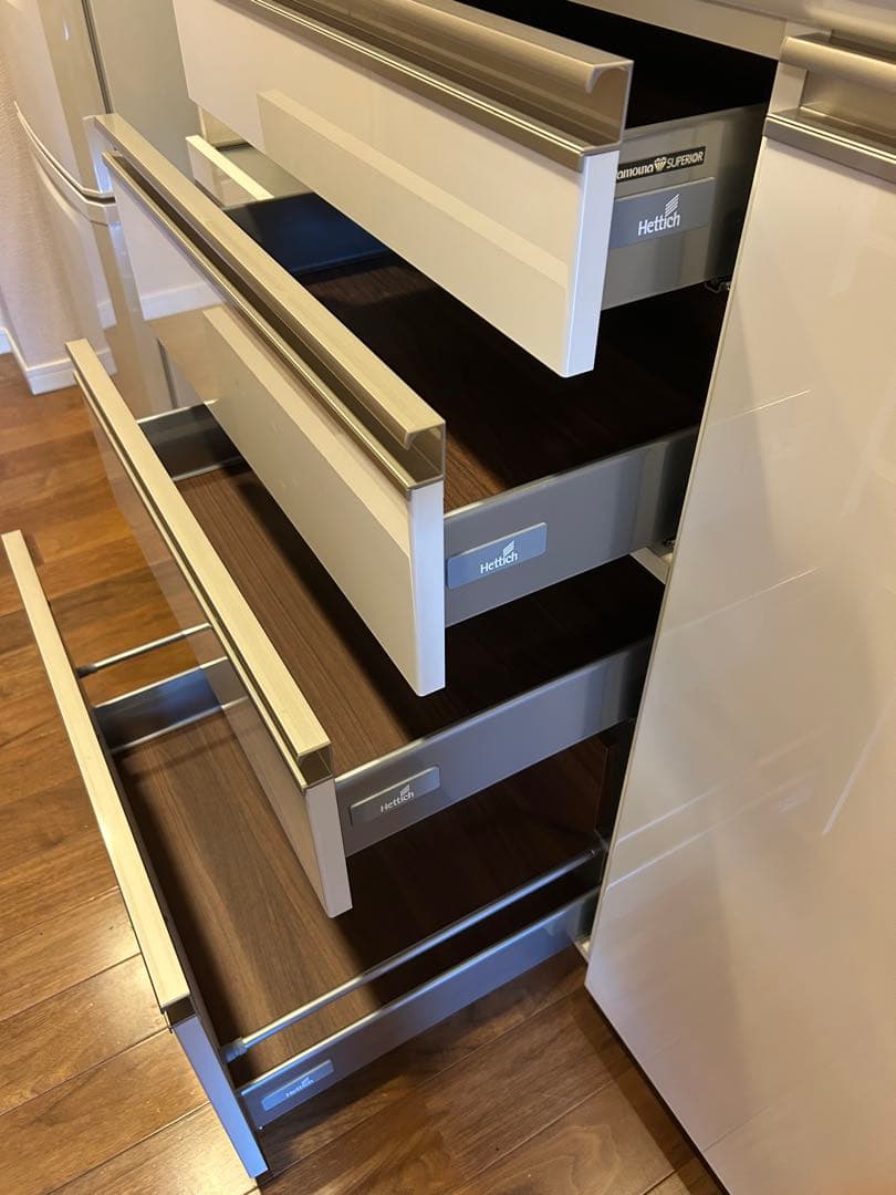 パモウナ 食器棚・キッチンカウンター・キッチンボード★幅140