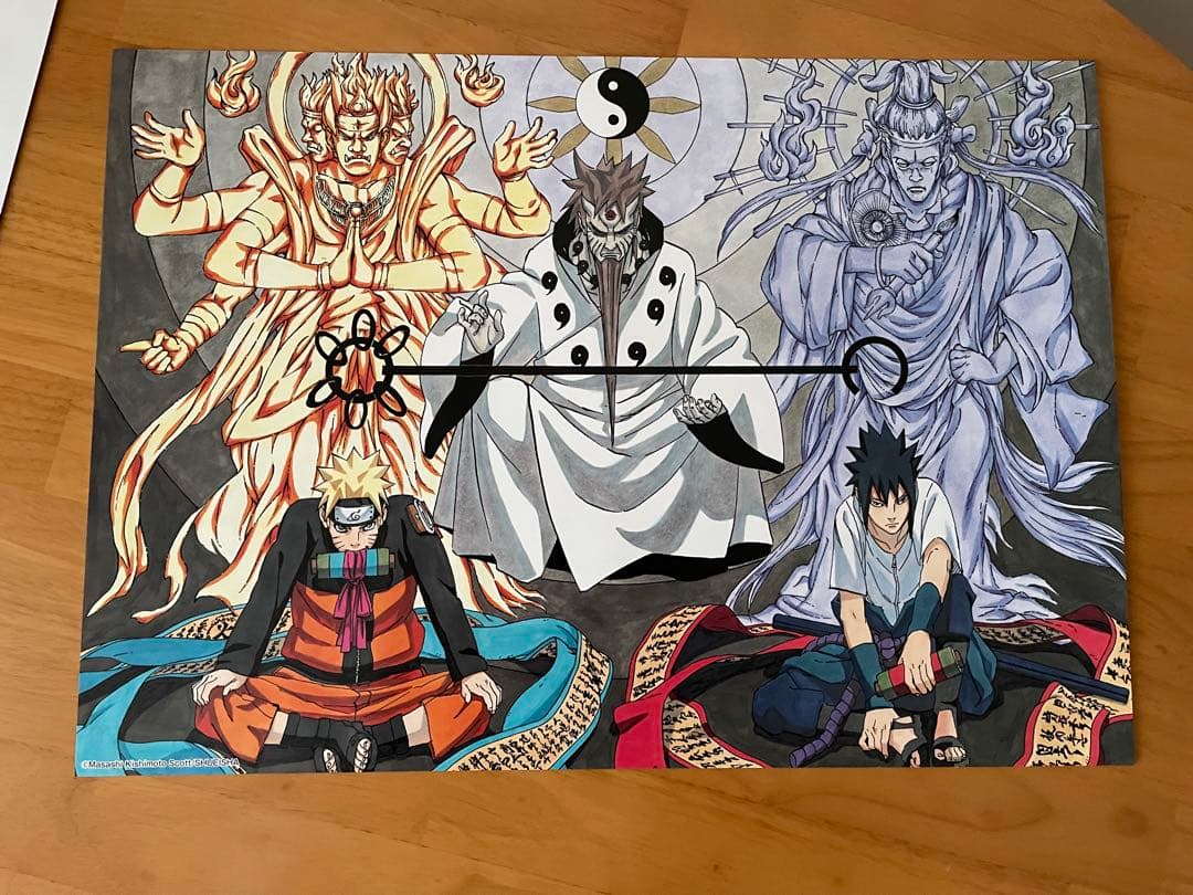 ナルト　イラストポスターコレクション 8枚セット　ジャンプ展　NARUTO