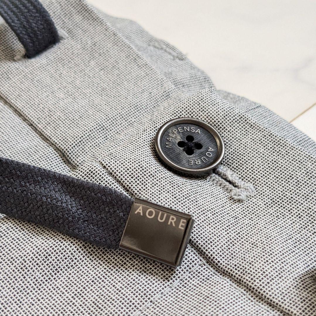 【新品未使用】AOURE パンツ\"マルペンサ\" 4seasons ピンヘッド