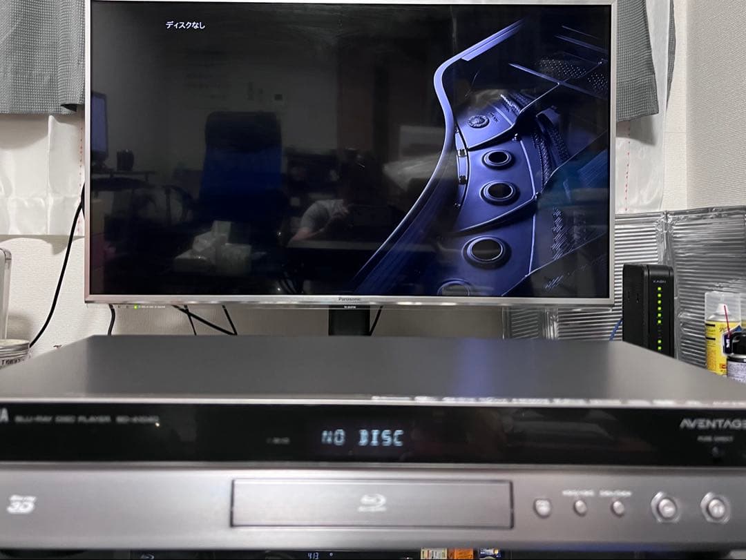 リモコン付　ヤマハ　SACD/ブルーレイプレイヤー　BD-A1040