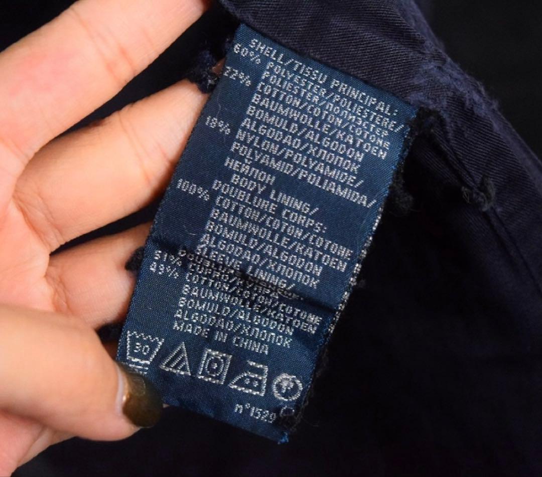 POLO Ralph Lauren Pコートダブルブレスト チンストラップ付