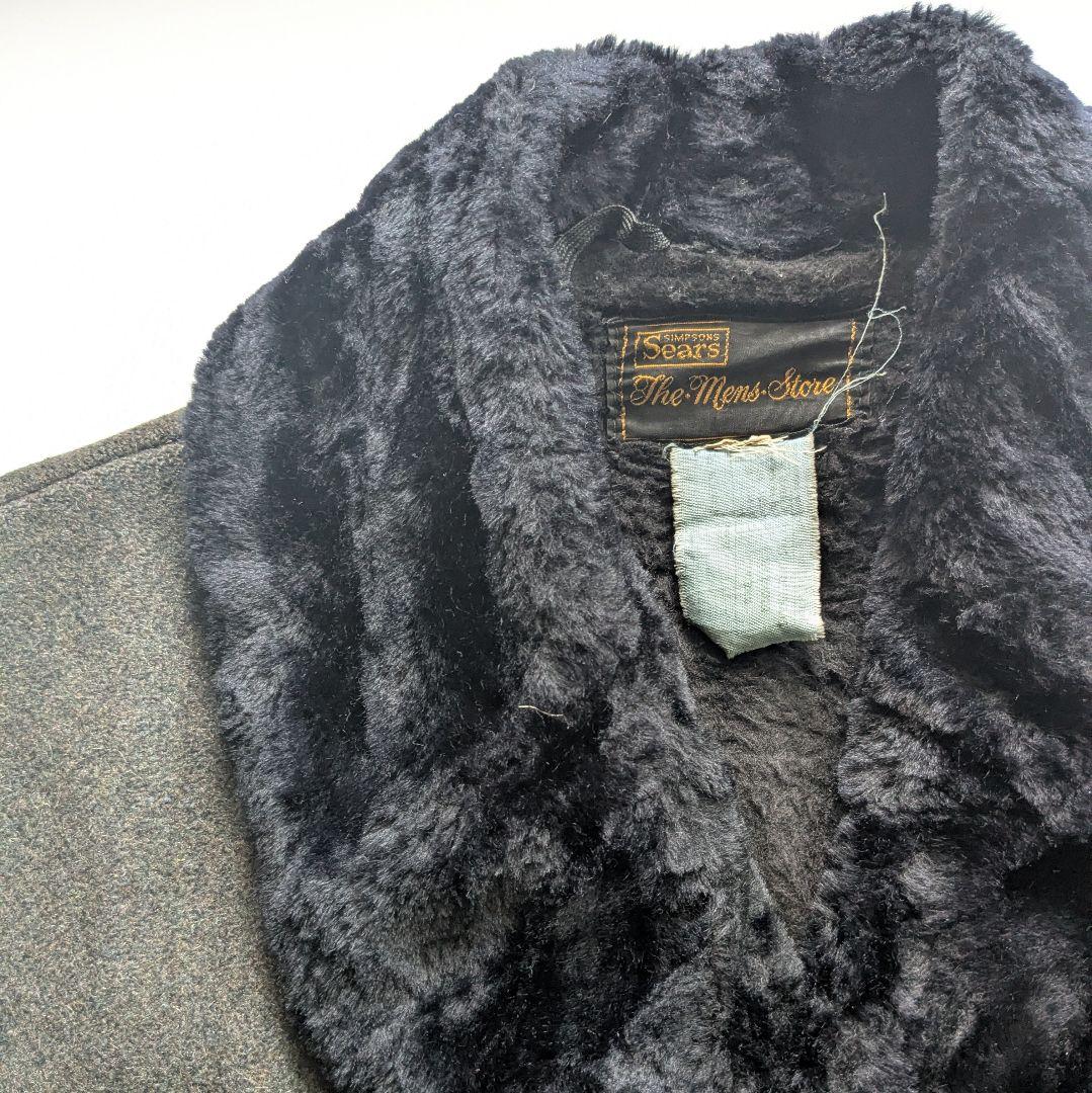 50s 60s ヴィンテージ sears ギャングコート カーキ 38程度 ボア