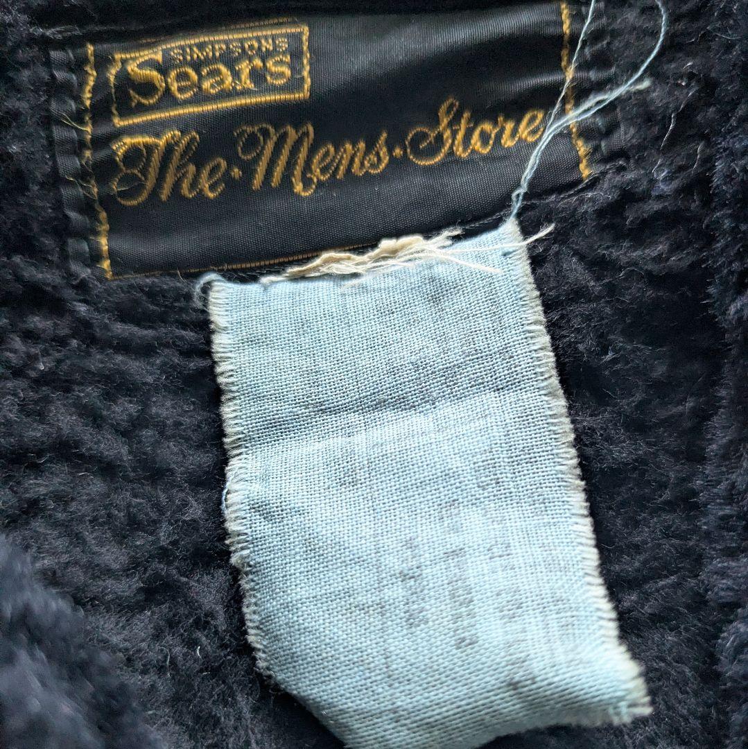 50s 60s ヴィンテージ sears ギャングコート カーキ 38程度 ボア