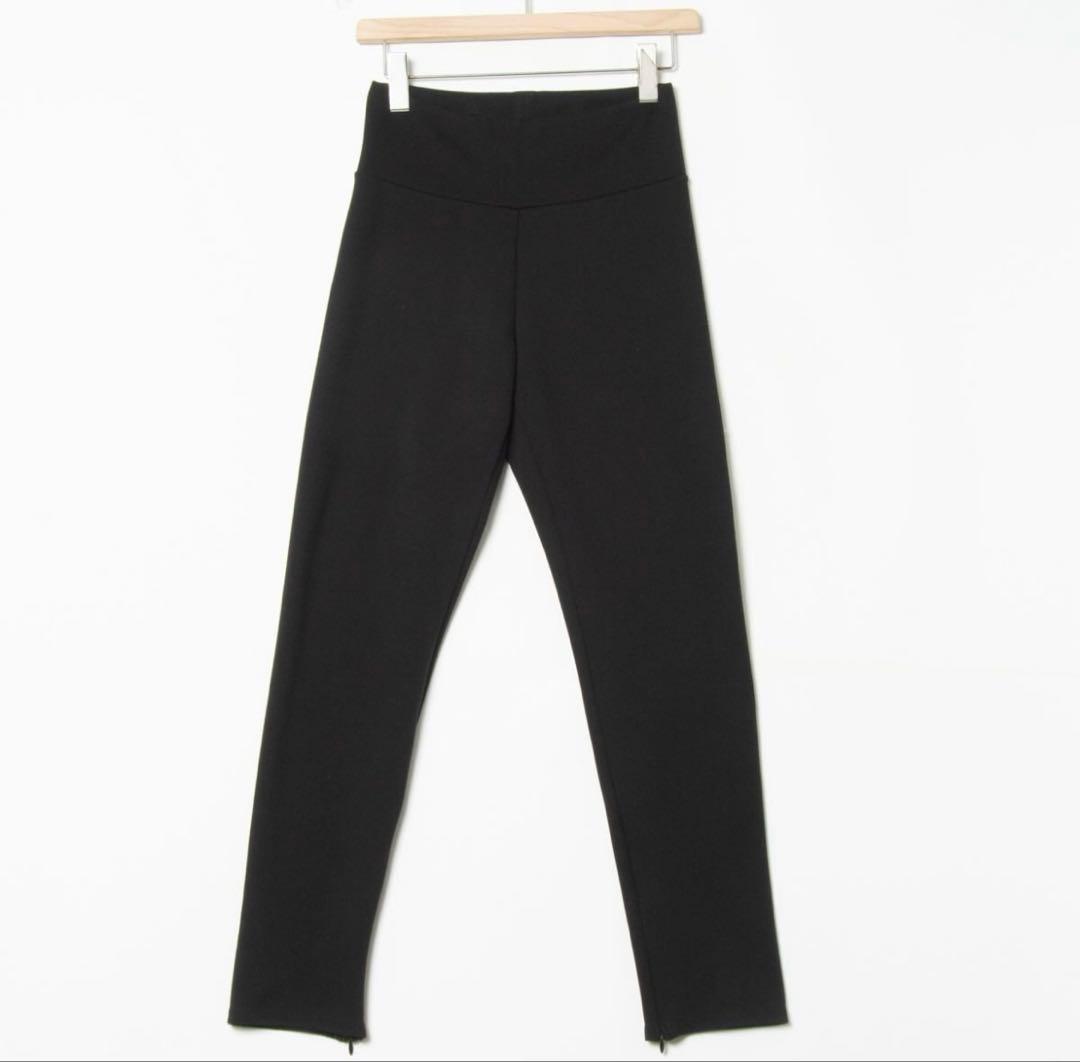 美品 ドゥーズィエムクラス Warm Zip レギンスパンツ　36