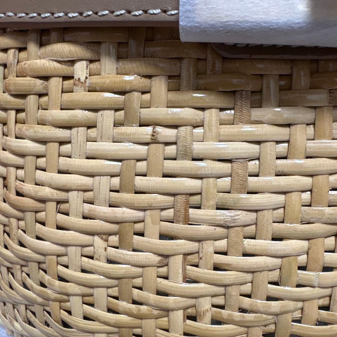 セブンテン　ベルトラタンミニバッグ(グレージュ)