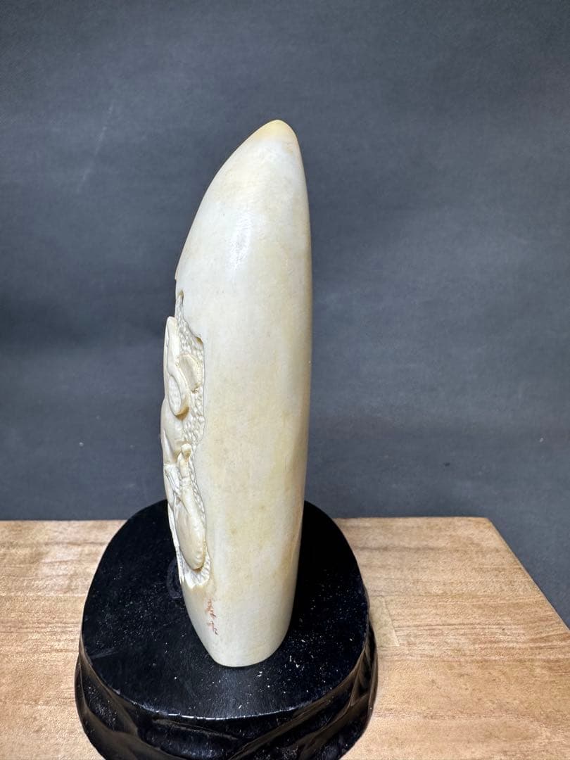 鯨歯　マッコウクジラ　天然素材　アンティーク　骨董　飾り物　古美術品　 置物