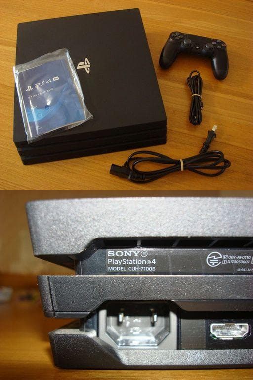 中古品 ☆ PlayStation4 Pro ／ CUH-7100B：1TB