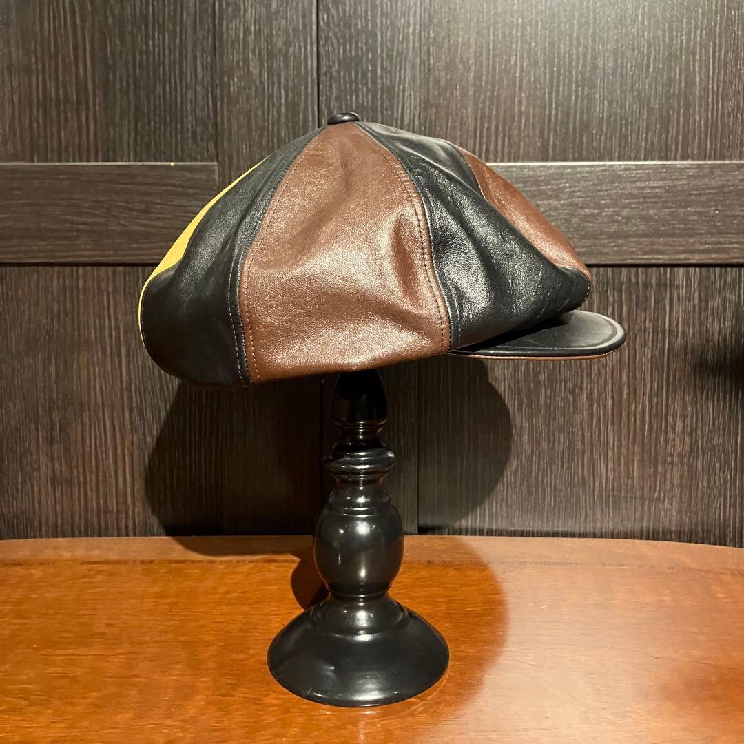 東洋エンター インディアンモーターサイクル キャスケット ホースハイド 馬革