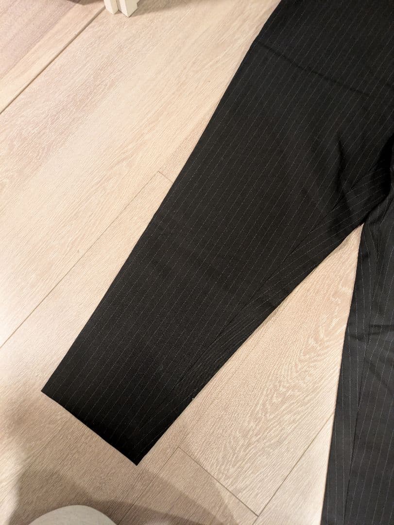 グラフペーパー　ストライプ　イージーパンツ