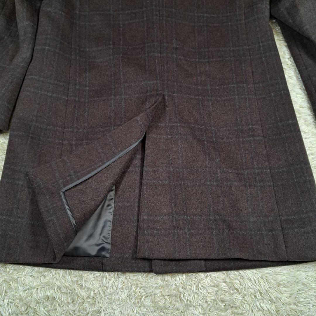 未使用級　希少サイズ　ユナイテッドアローズ　チェスターコート　ブラウン