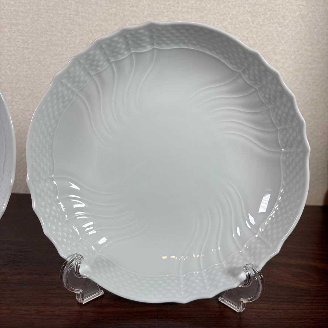 リチャードジノリ ベッキオホワイト ディーププレート 21㎝ 2枚