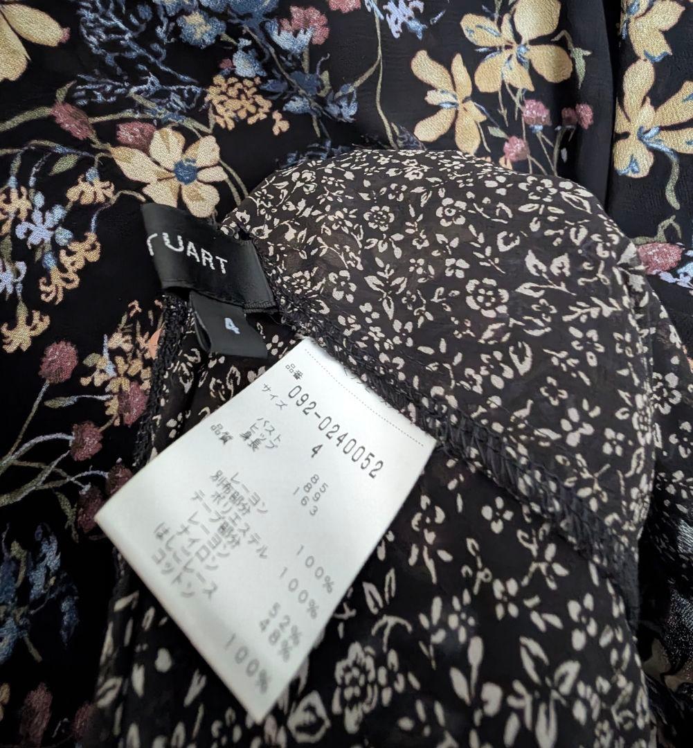 JILL STUART ジルスチュアート　ミックスフラワープリントワンピース　4