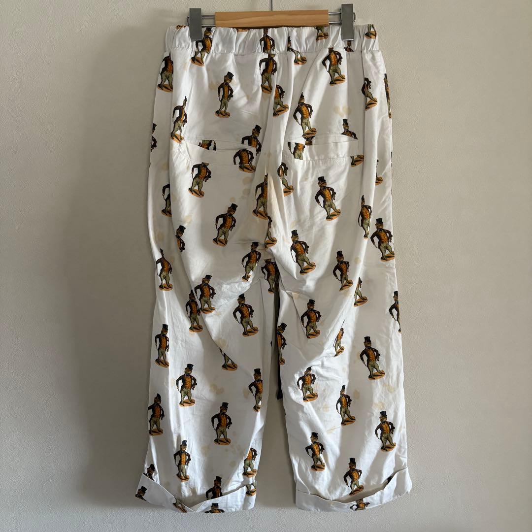 Alexander Manamis 総柄イージーパンツ ステインダイ