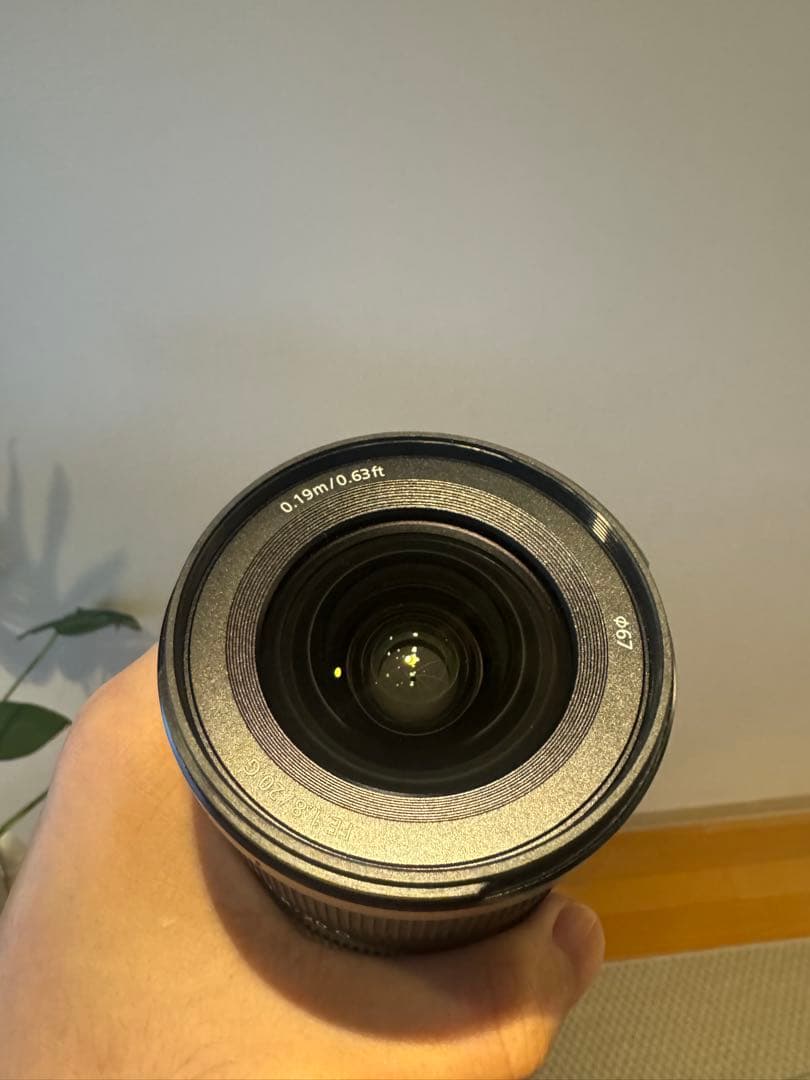 SONY FE 20mm f1.8 単焦点　SEL20F18G