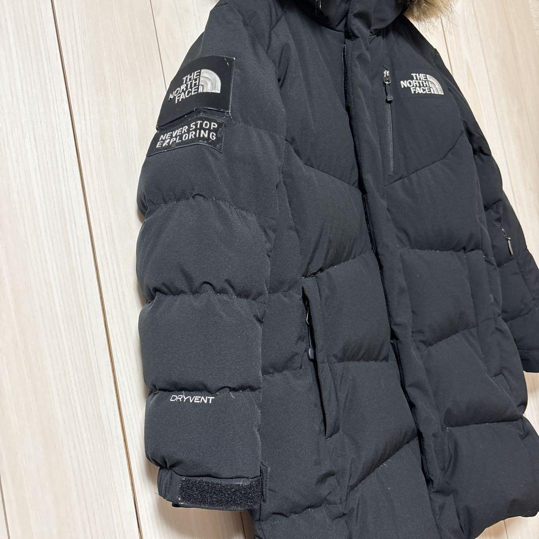 ノースフェイス ロング ダウンジャケット コート ファー ドライベント 120