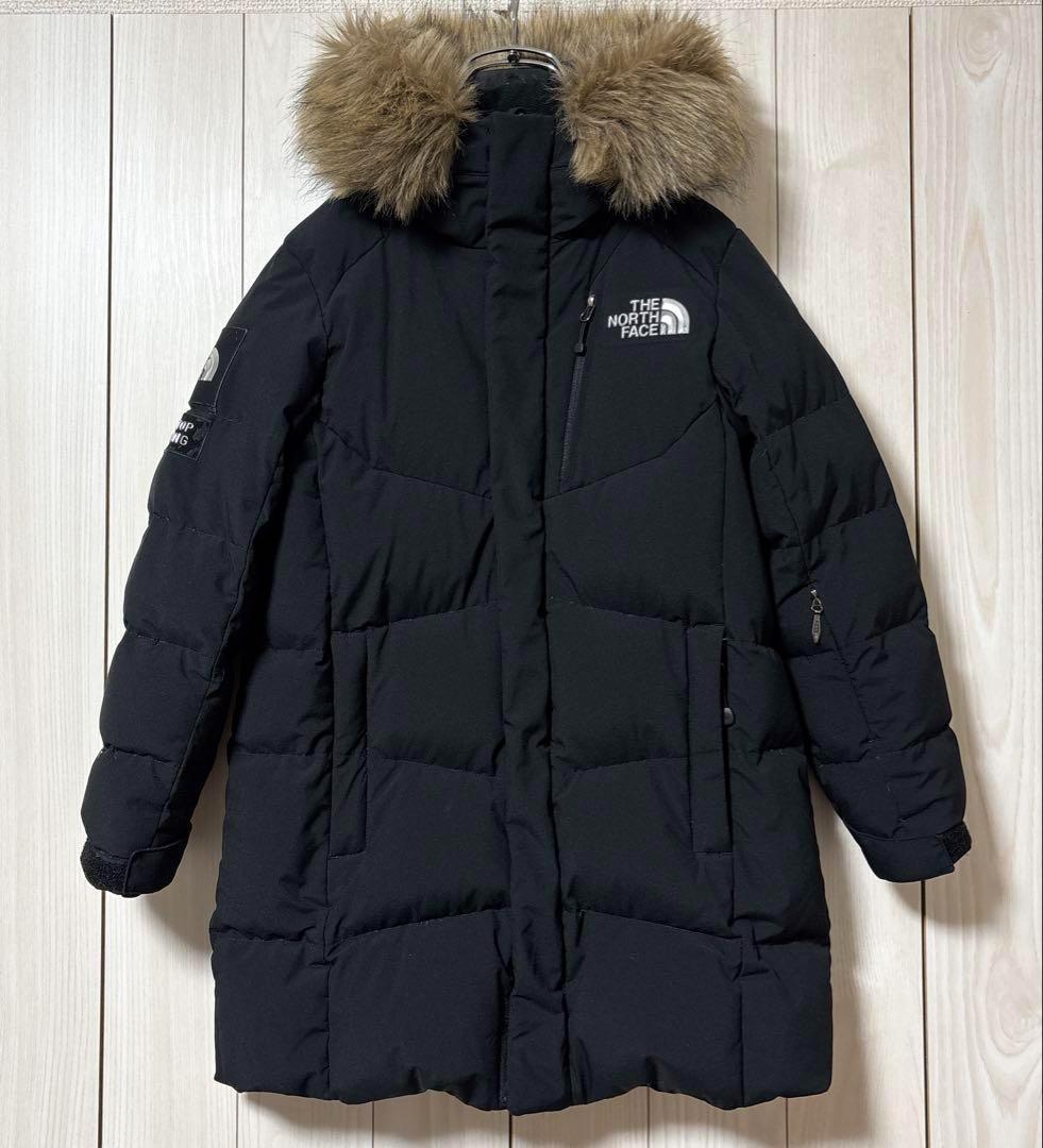 ノースフェイス ロング ダウンジャケット コート ファー ドライベント 120