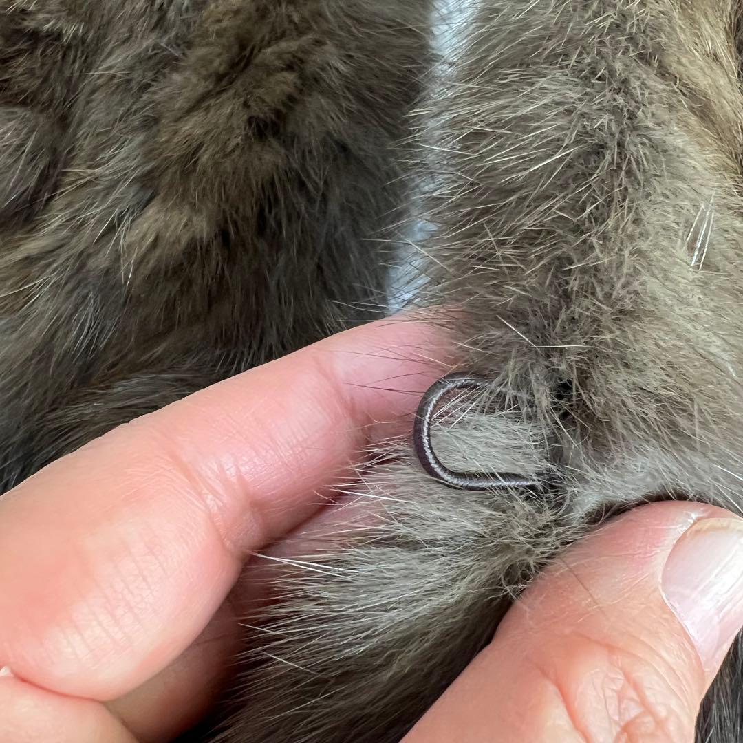 ★定価38万円★ロシアンセーブル マフラー ダークブラウン 毛皮 リアルファー