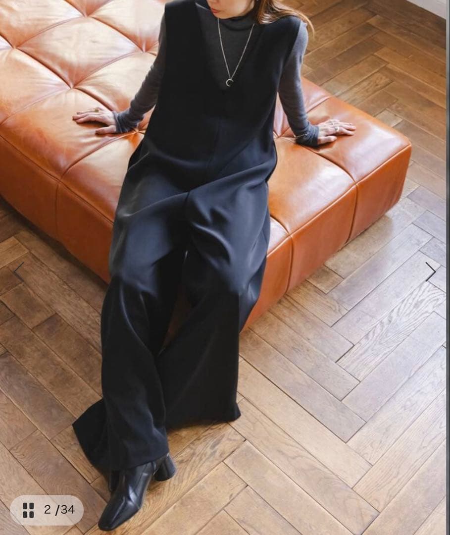 Rie　Noble 2wayカルゼオールインワン　38 ブラック