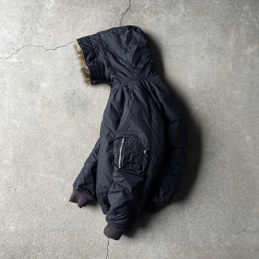 ALPHA アルファ N-2B フライトジャケット ブラック n2b XL