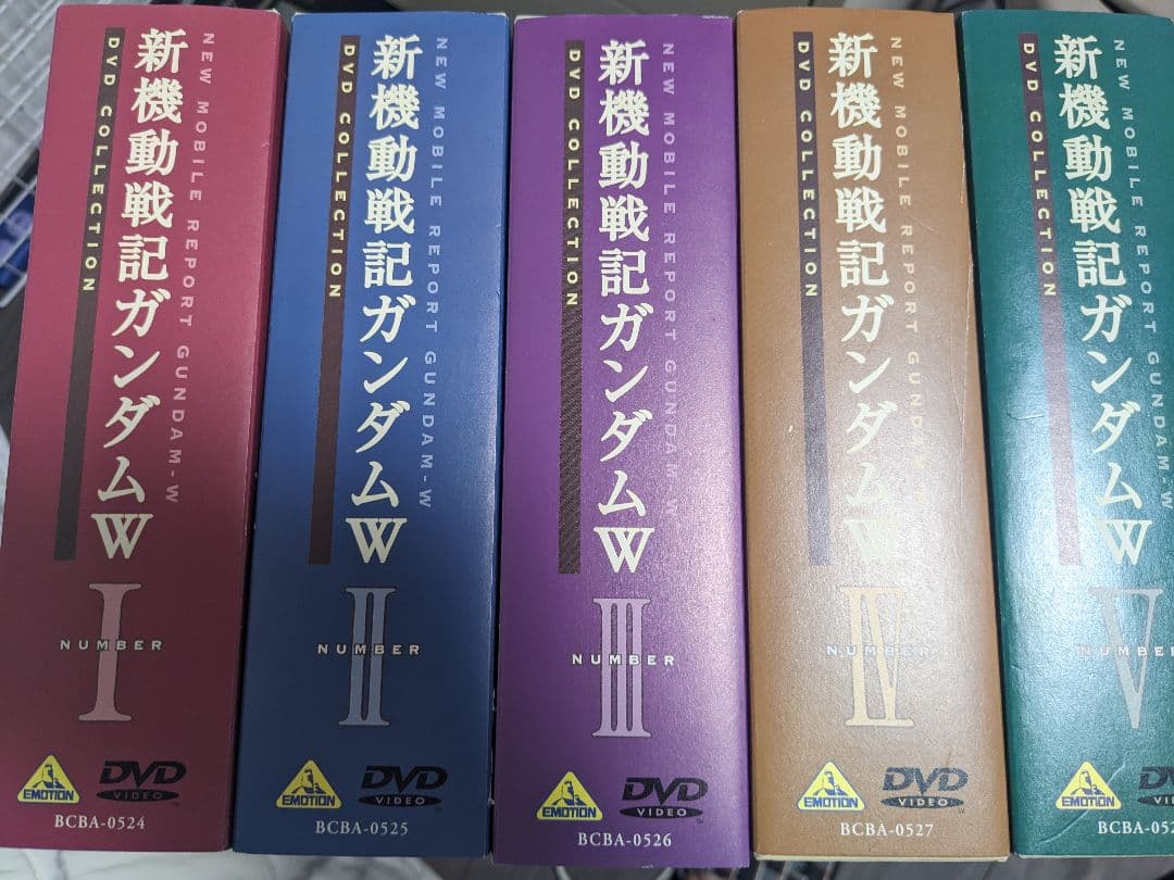 新機動戦記ガンダムW DVD COLLECTION 全5巻 BOXセット 中古