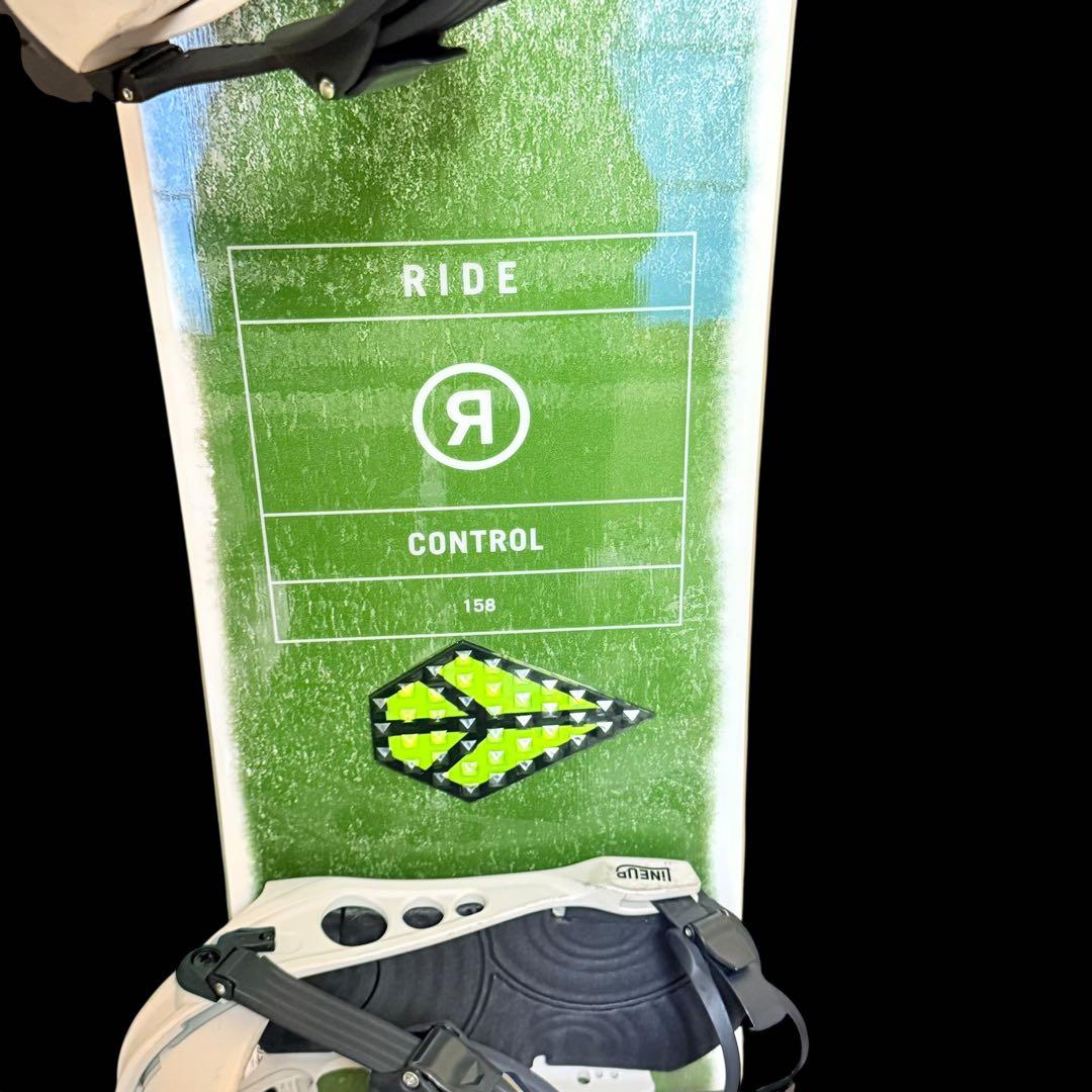 RIDE コントロール スノボ板 158cm＆K2バインディングL