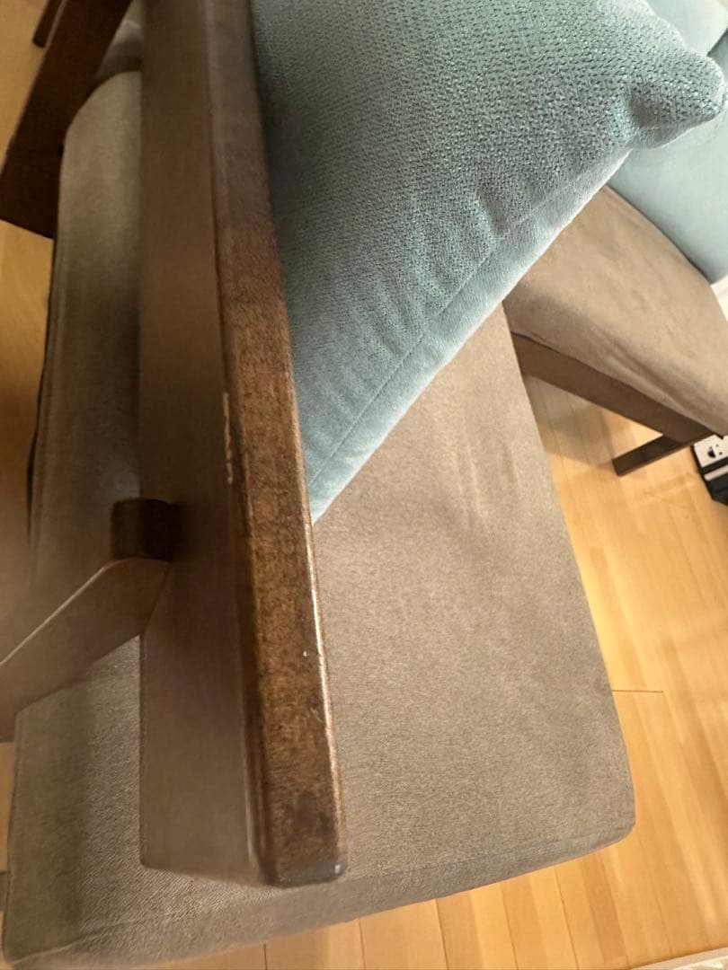 ②【美品/送料込み】園田産業　2人掛け•3人掛けソファ