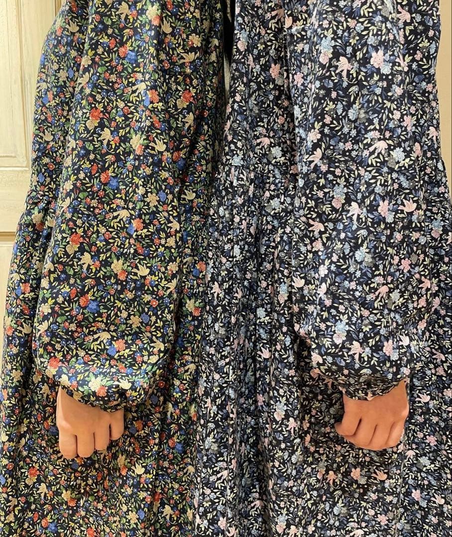 ★最終価格★新品ツハルリバティ　Bird song柄ワンピース