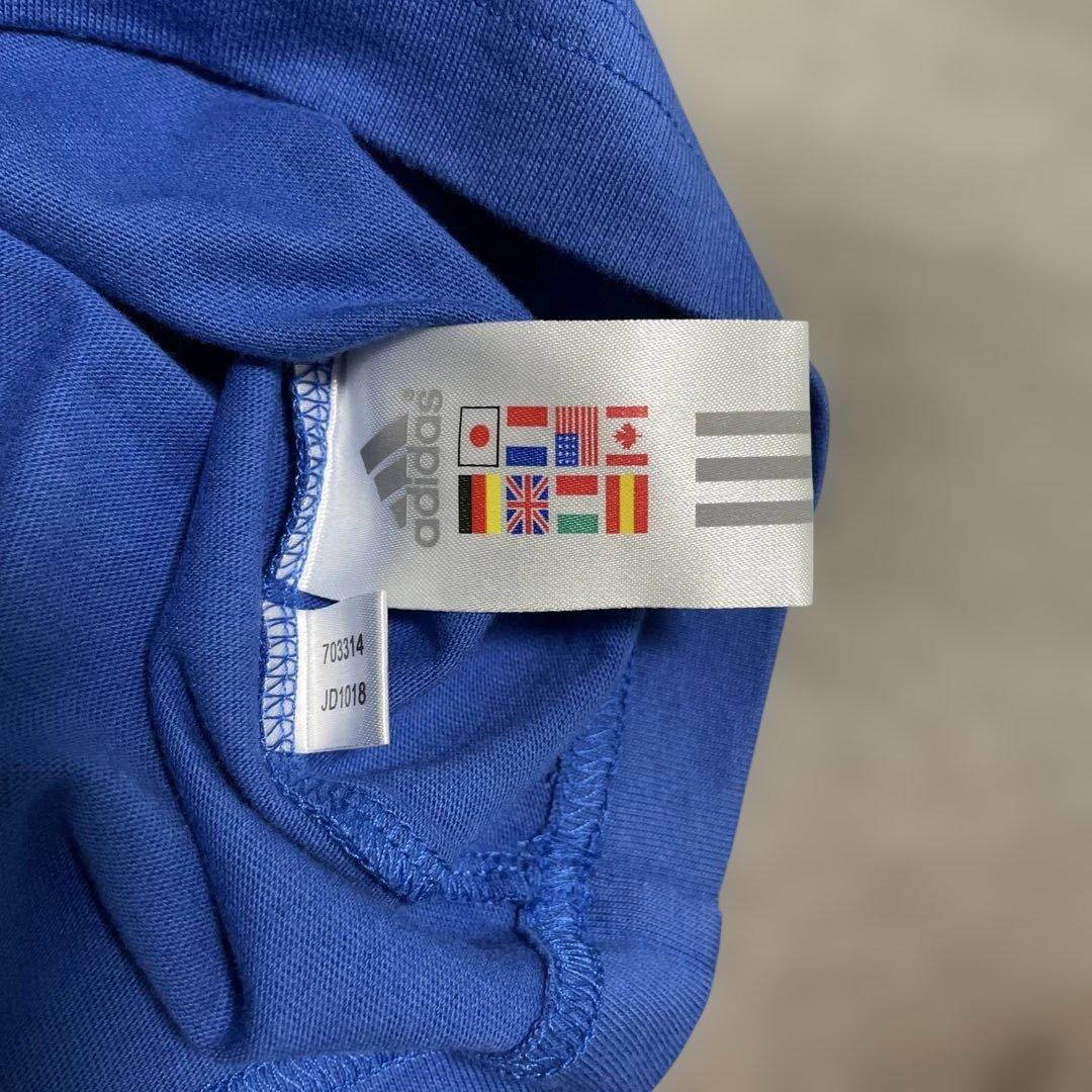 デッドストックAdidas万国旗タグ JAPAN10ユニフォームデザインTシャツ