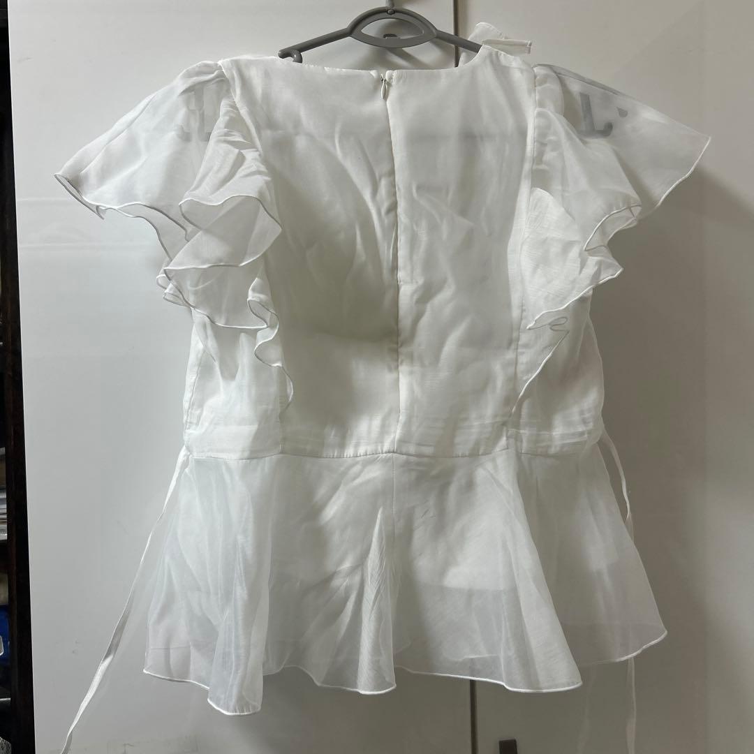 シアーフリルリボンセットアップ