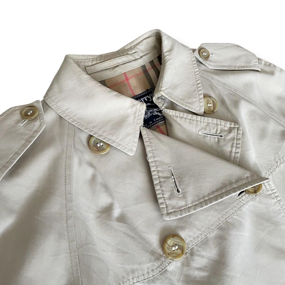 vintageバーバリーズ トレンチコート ノバチェックライナー 英国製ベージュ