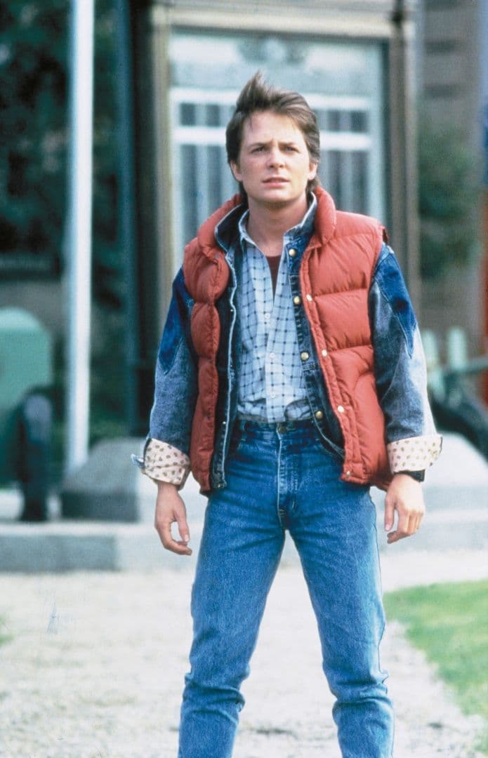 80s guess 映画　バックトゥザフューチャー　マーティーデニムジャケット