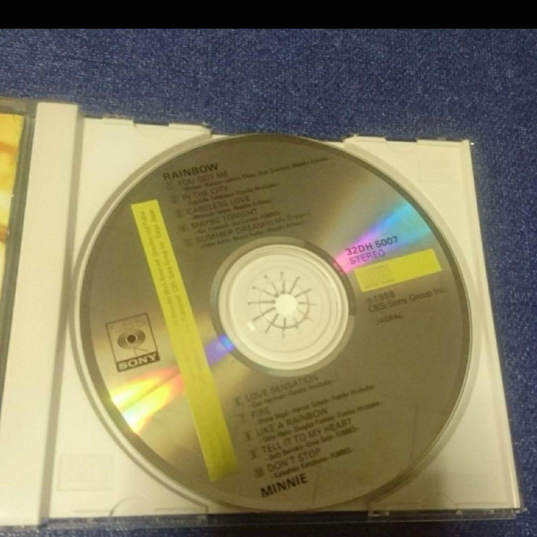 ミニー　MINNIE .RAINBOW レインボー　初盤 3200円帯 邦楽CD