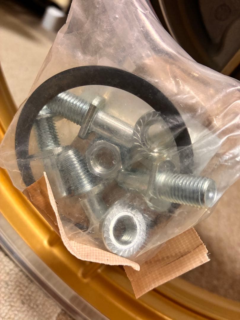 【新品未使用】cb400f キャスト ホイール 前後セット、ディスク