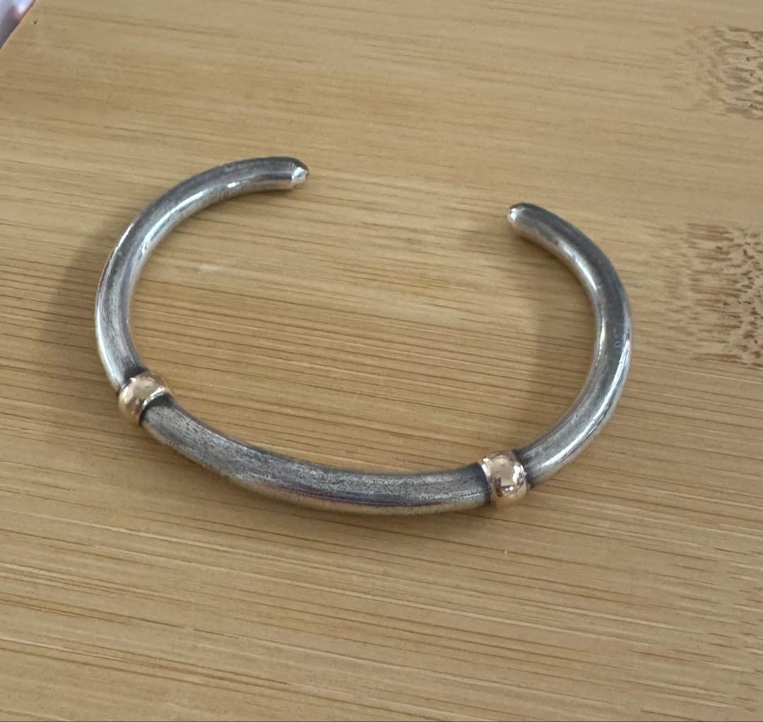 スタージュエリー　K14 925 シルバー バングル
