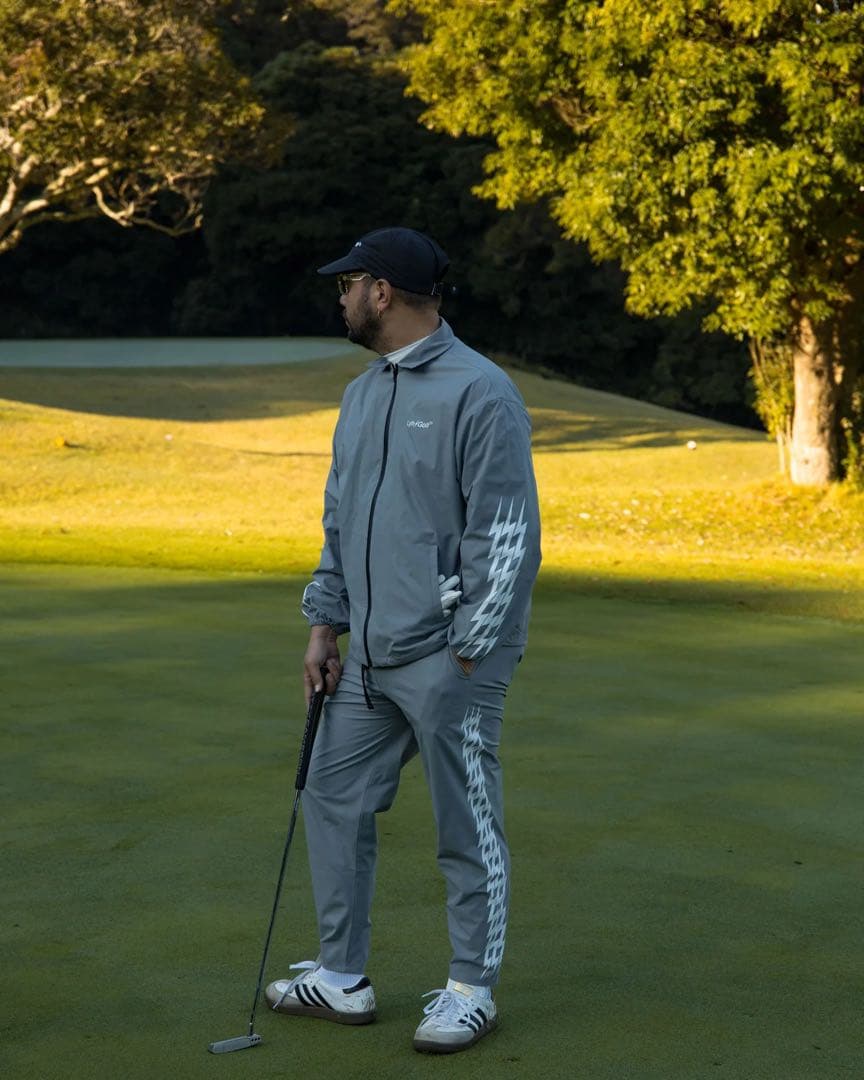 CPH/Golf THUNDER STRIPES W-Pセットアップ-GRAY