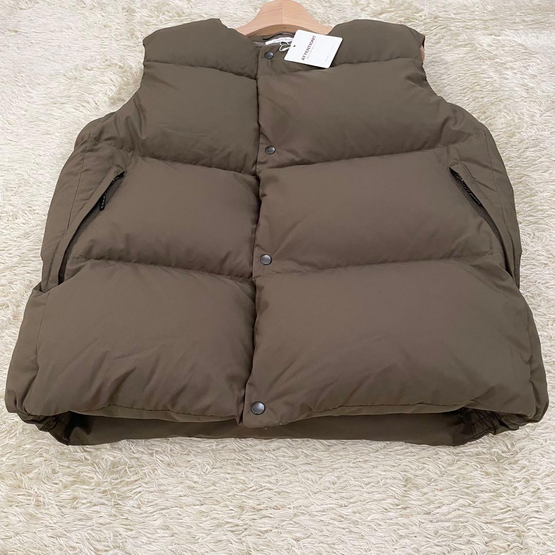 【未使用タグ付き】ユナイテッドアローズ ダウンベスト ノーカラー XLサイズ