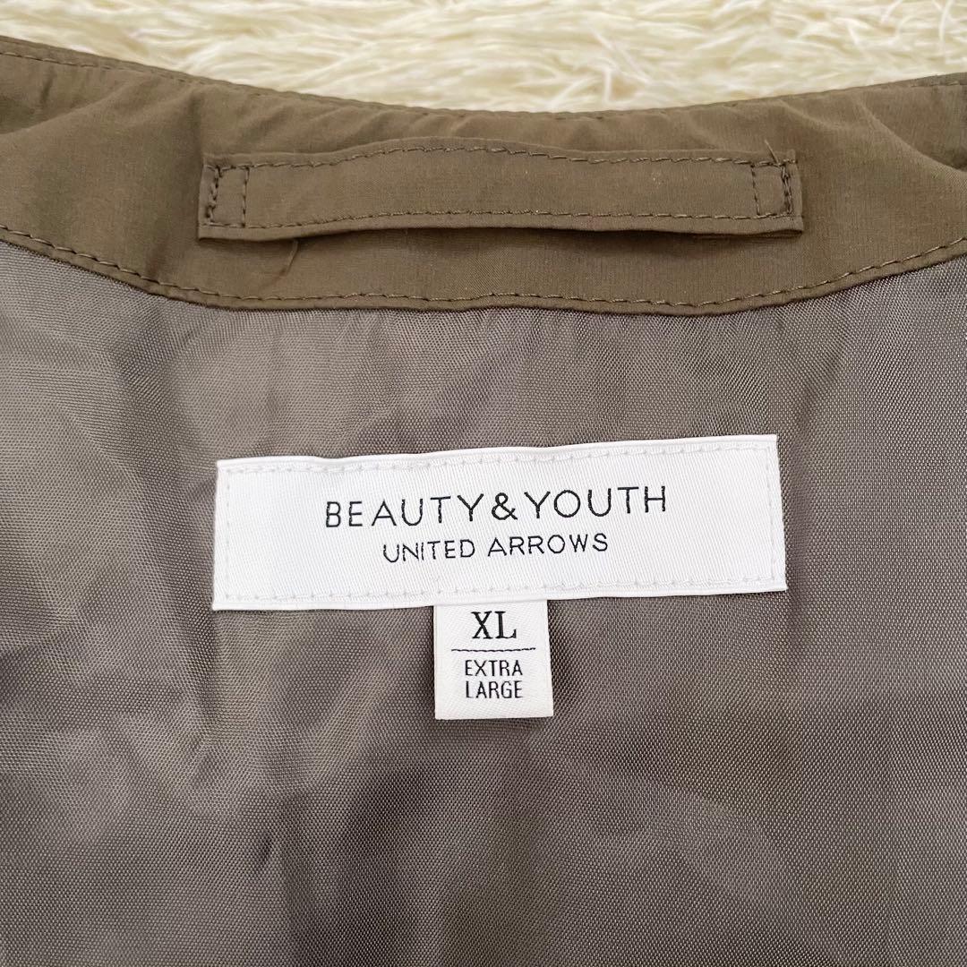 【未使用タグ付き】ユナイテッドアローズ ダウンベスト ノーカラー XLサイズ