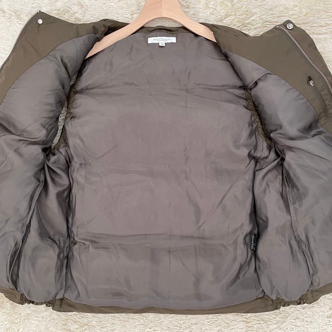 【未使用タグ付き】ユナイテッドアローズ ダウンベスト ノーカラー XLサイズ