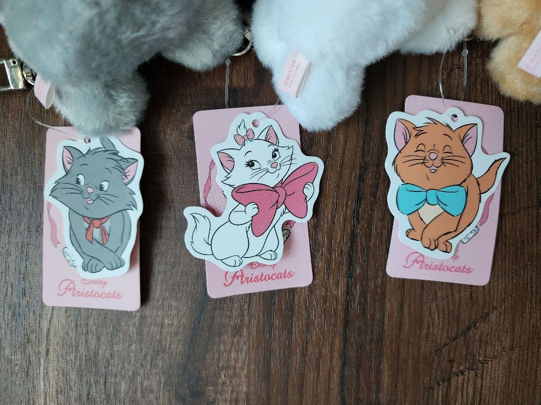 【韓国限定】 ディズニー BUTTER マリー おしゃれキャット キーホルダー