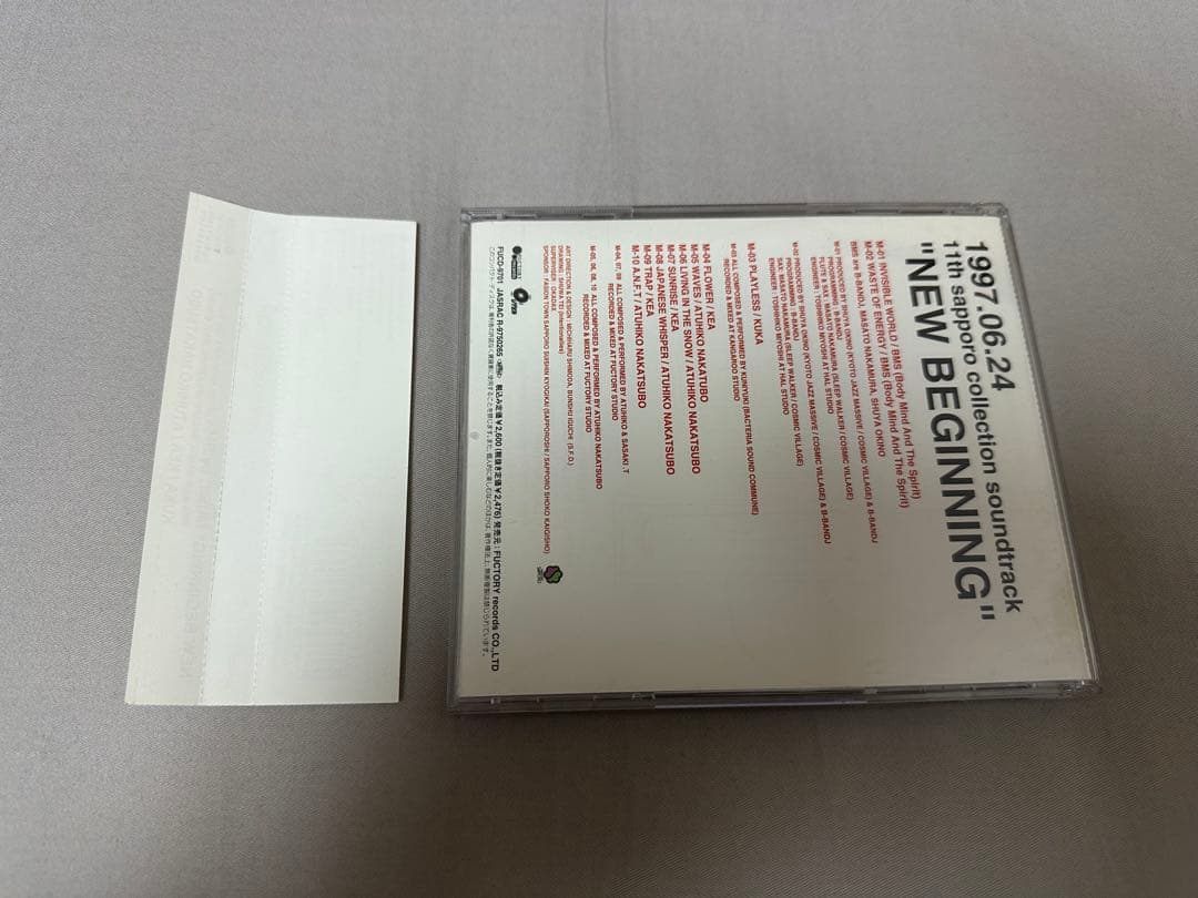 soundtrack NEW BEGINNING CD 中坪淳彦