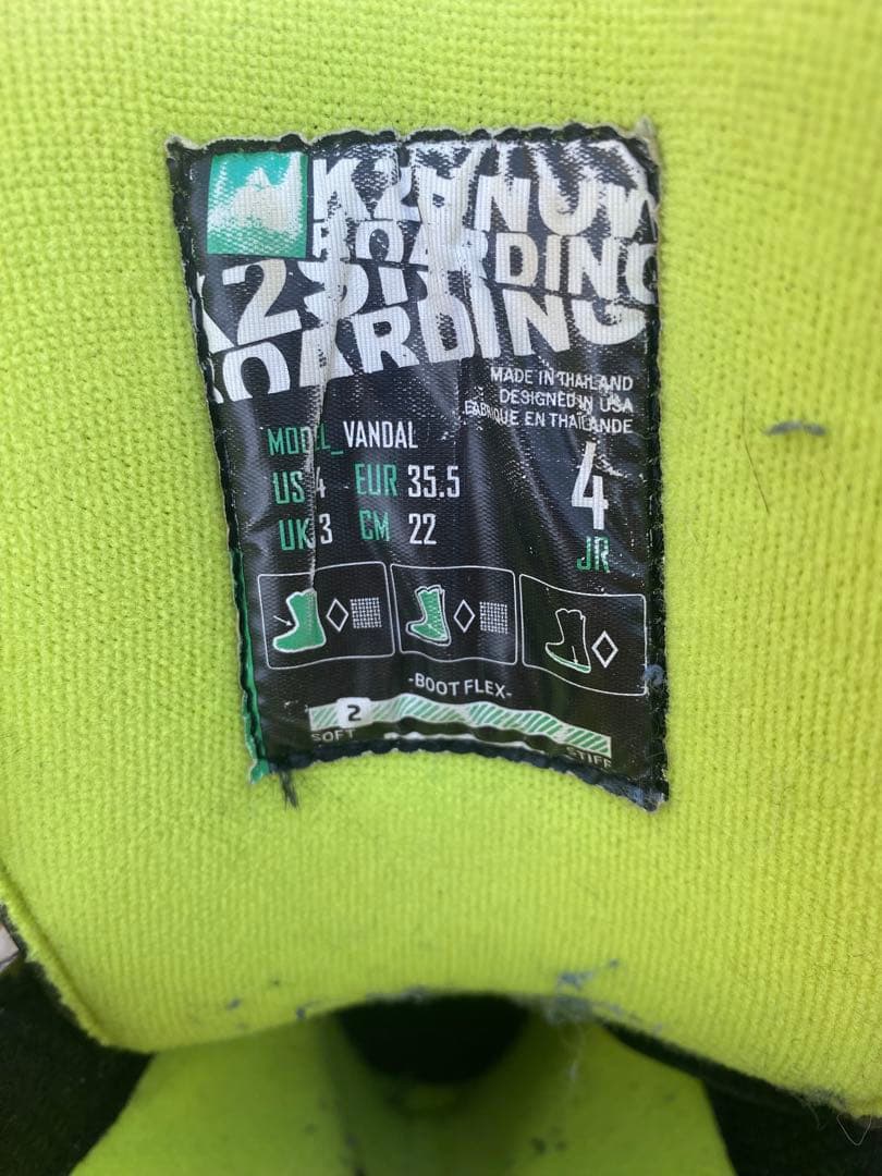 スノーボード　キッズ用　K2 mini turbo 120㎝　セット