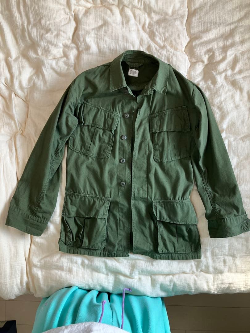 60's US ARMY ジャングルファティーグジャケット　XS-R