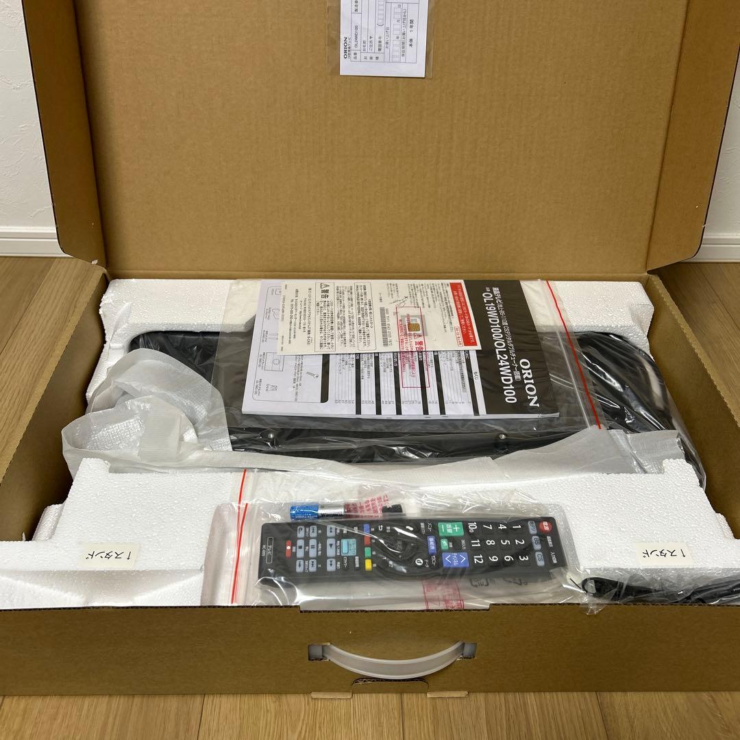 ORION 24インチ液晶テレビ OL24WD100 新品　未使用　2020年
