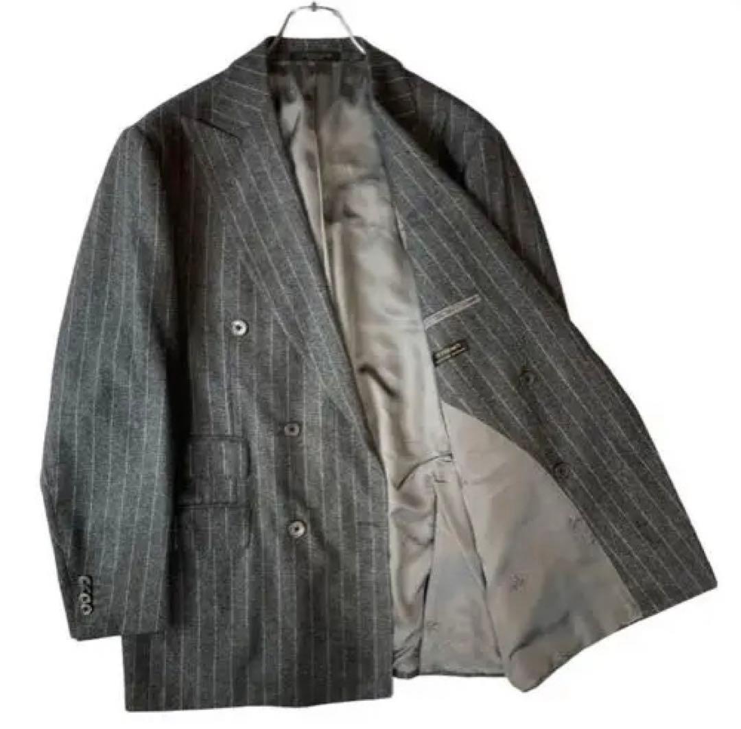 k*u様 極美品【CORNELIANI】菅田将暉 ストライプダブルセットアップ